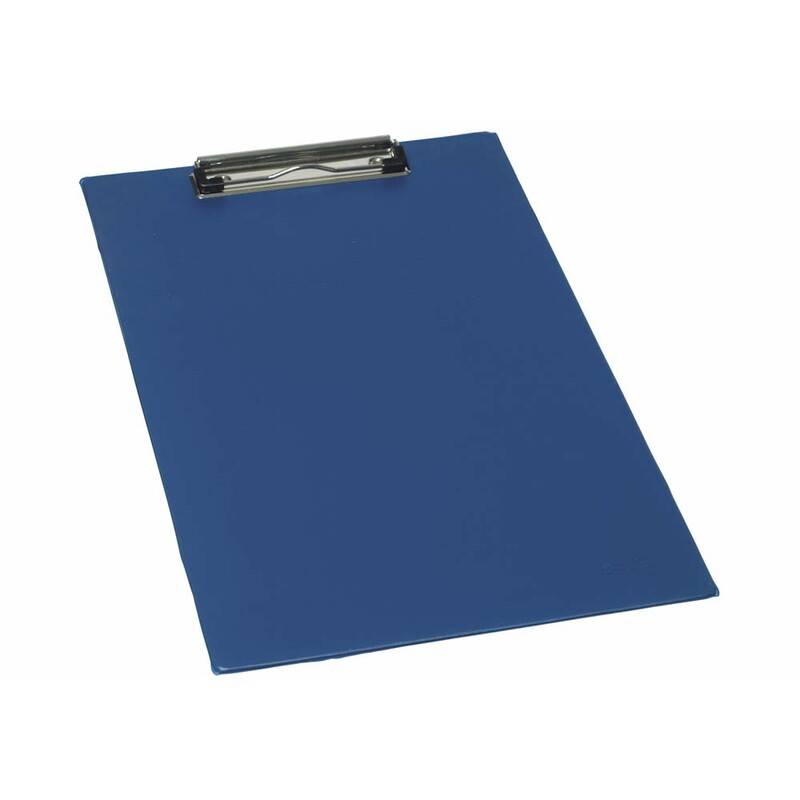 Clipboard Bantex A4 m/wireclip bl&aring; 210x297mm
