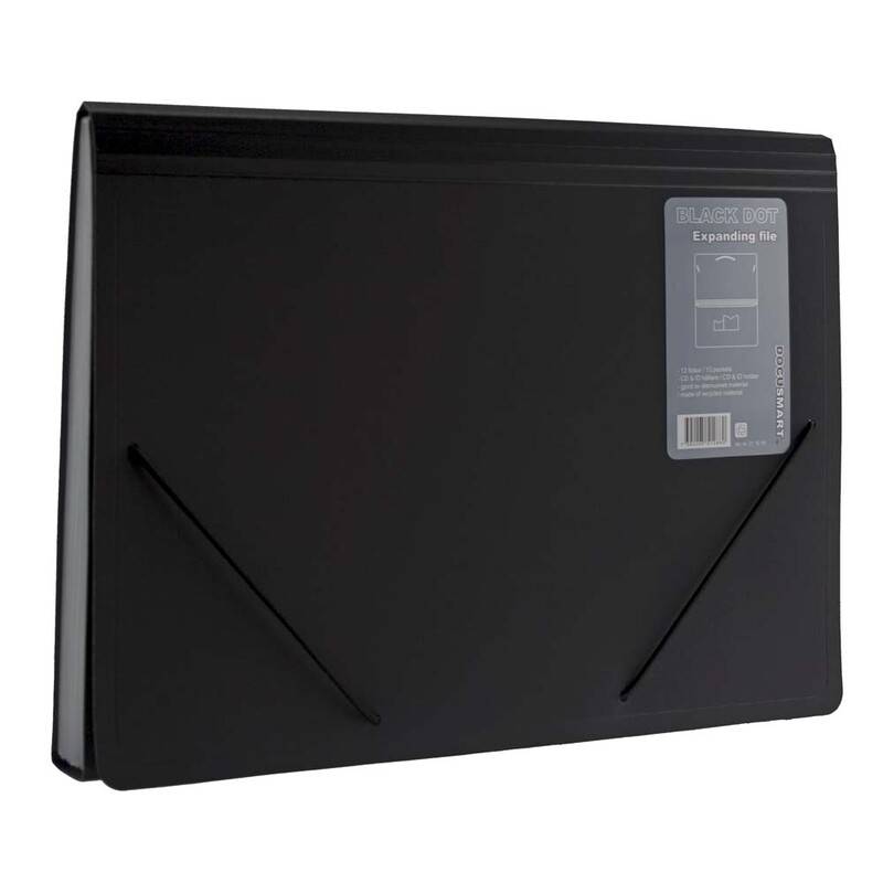 Arkivmappe bnt sort A4 13 rum BNT Docusmart