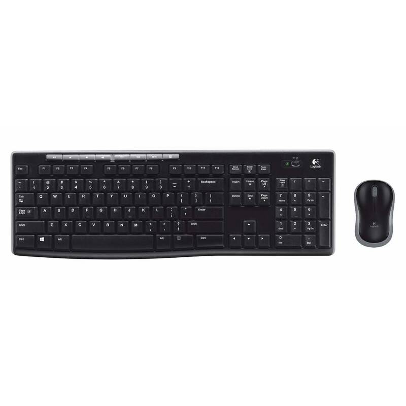 Tastatur + lasermus Logitech MK270 Wireless Desktop (Nordic)