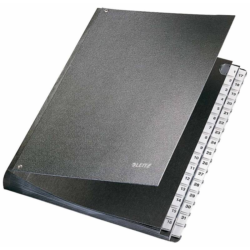 Sorteringsmappe Leitz A4 32 rum sort 1-31