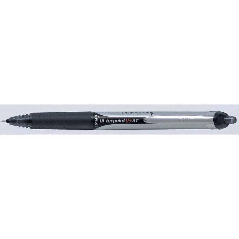 Roller Pilot Hi-Tecpoint V5 RT sort stregbrd.0,3mm