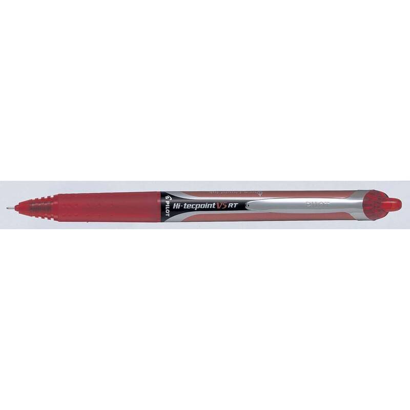 Roller Pilot Hi-Tecpoint V5 RT r&oslash;d stregbrd. 0,3mm
