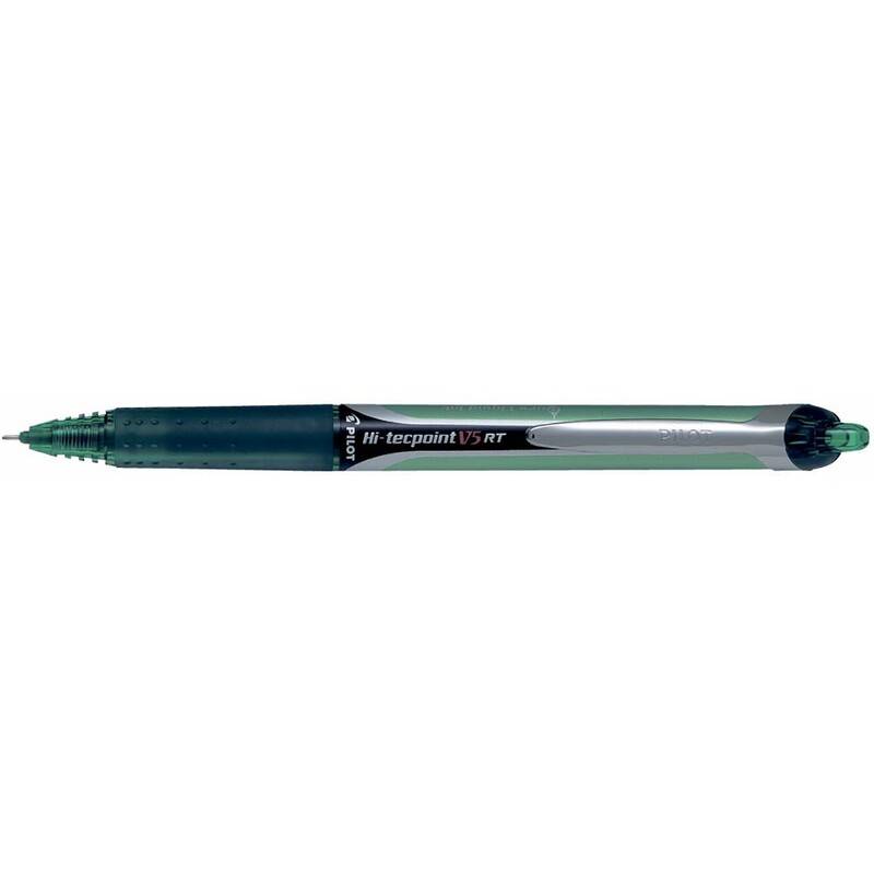 Roller Pilot Hi-Tecpoint V5 RT gr&oslash;n stregbrd. 0,3mm