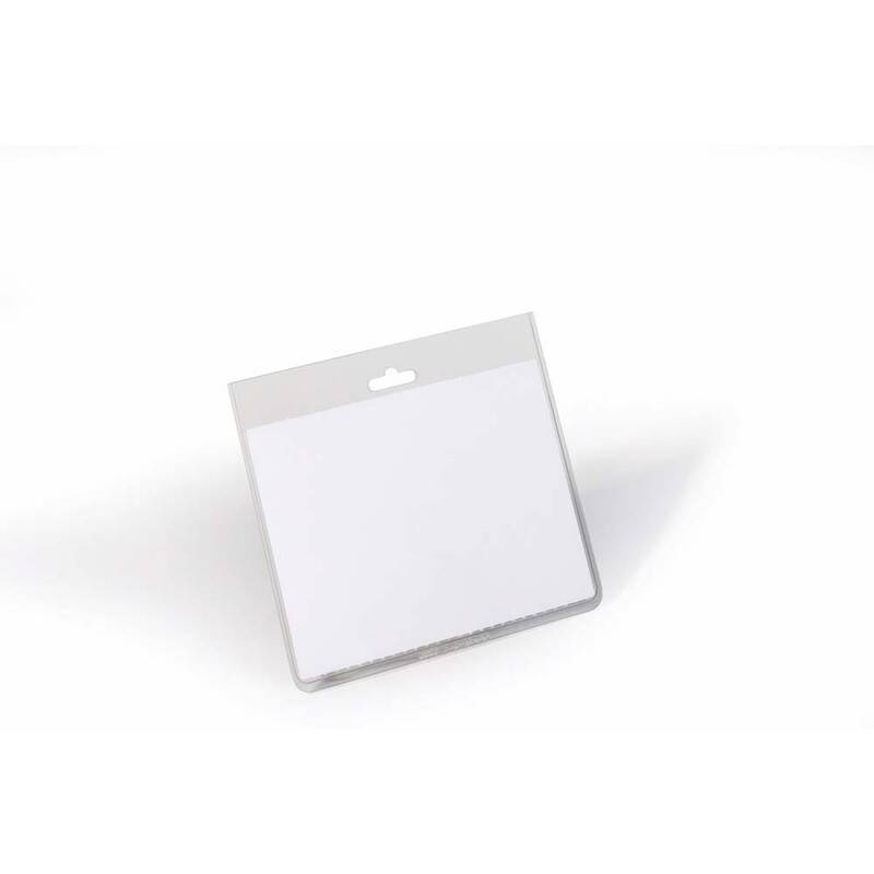 ID-kort-holder u/clip 60x90mm 20stk/pak transparant