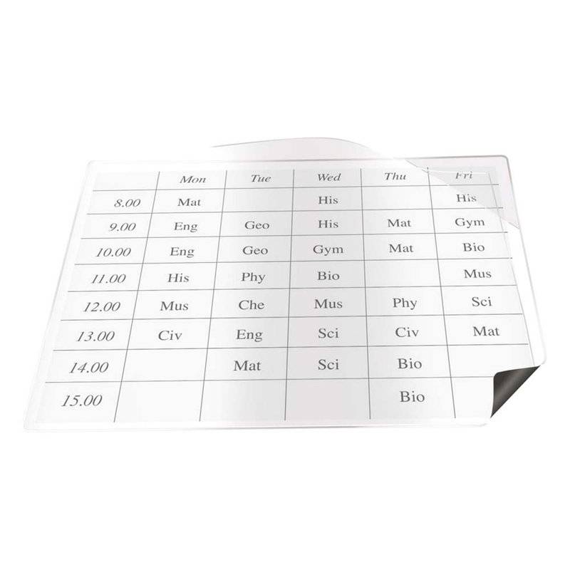Magnetlomme A4 BUDGET Quickload &aring;ben top og side 100stk/pak