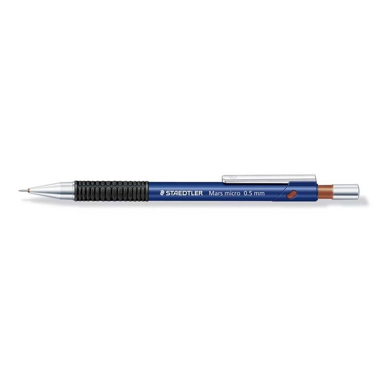 Pencil Marsmicro bl&aring; 0,5mm Staedtler Mars Micro 775 sort