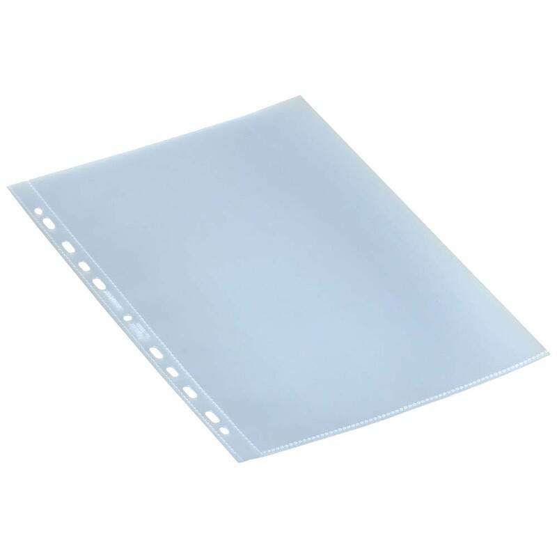 Plastlommer Bantex A4 0,11mm &aring;ben top 100stk/pak