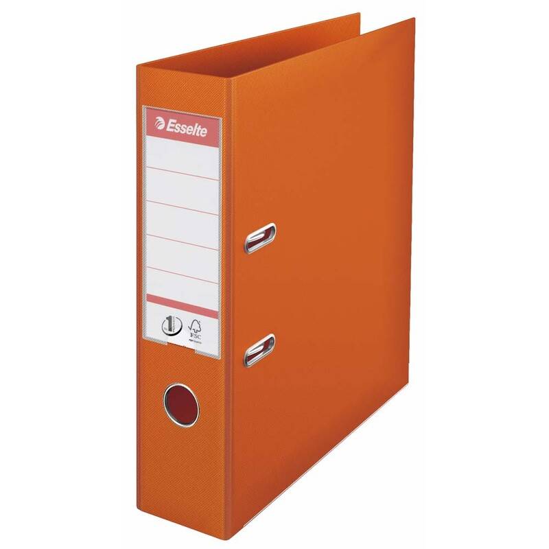 Brevordner Esselte orange A4 bred No. 1 Power