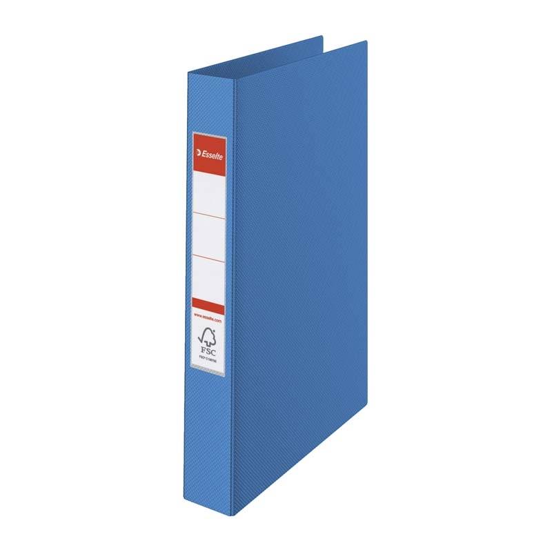 Ringordner Esselte A4 25mm 2RR m/etiket bl&aring;