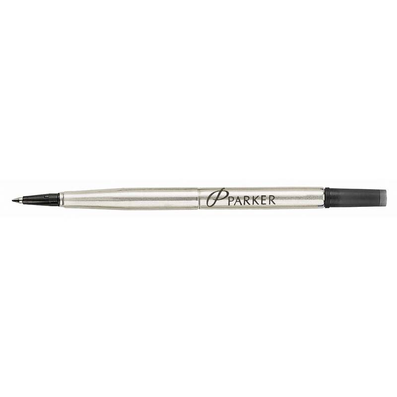 Refill Parker rollerpen sort F 0,5mm FINE