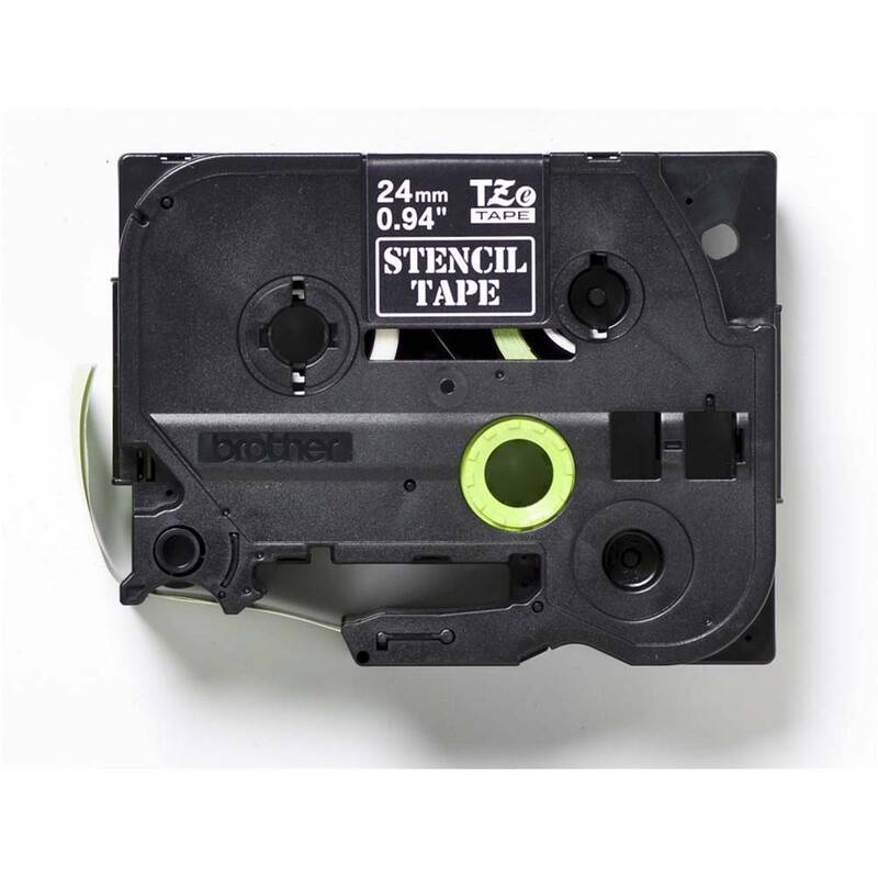 Labeltape Brother STe-151 24mmx3m stenciltape/elektrolysetape