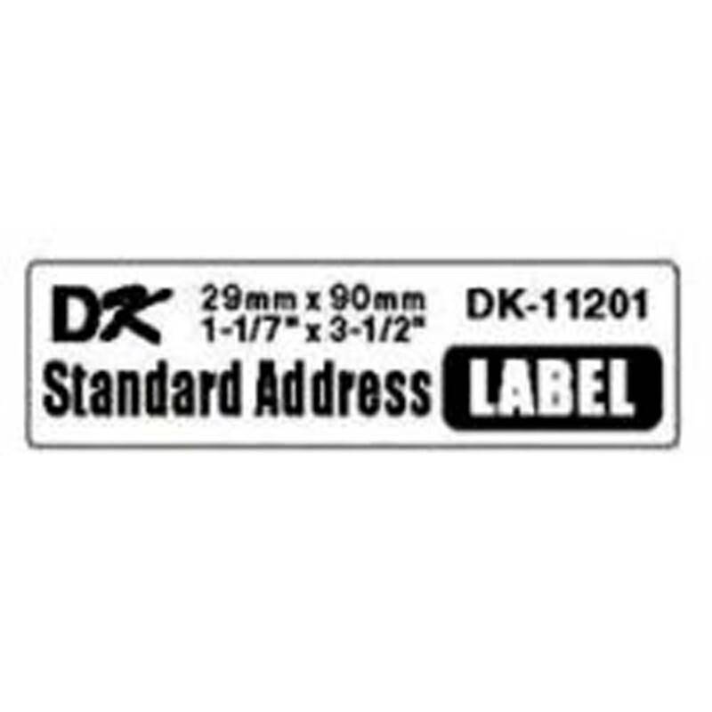 Label Brother hvid DK11201 29x90mm adresse 400stk/rul