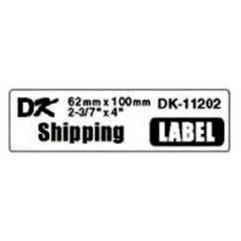 Label Brother hvid DK11202 62x100mm shipping 300stk/rul