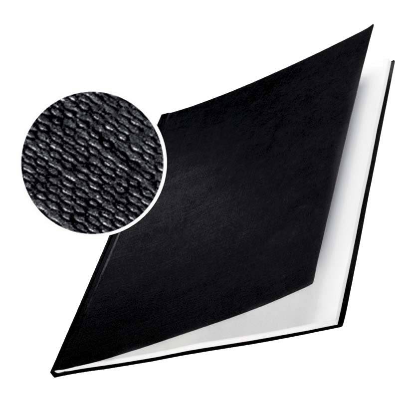 Skinneomslag Leitz karton 7,0mm sort 10stk/pak