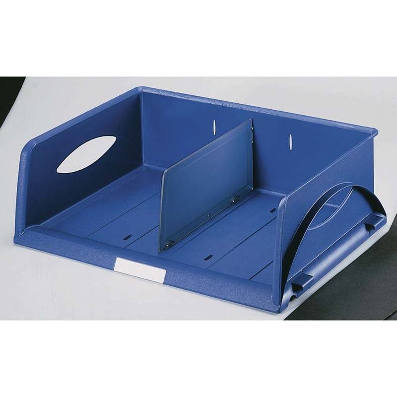 Brevbakke Leitz Sorty Standard bl&aring; 405x125x300mm tv&aelig;rformat