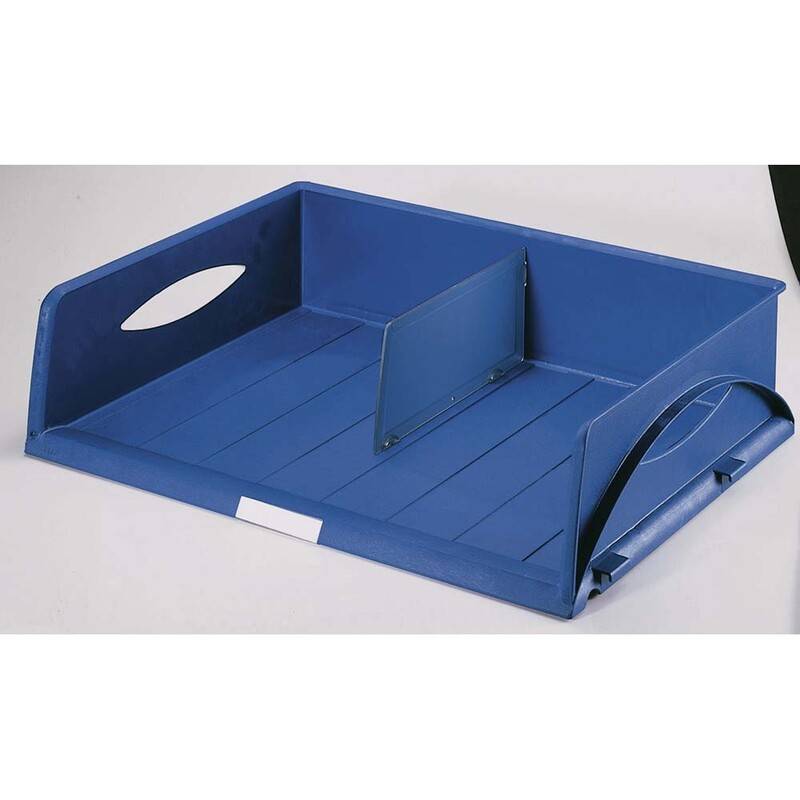 Brevbakke Leitz Sorty Jumbo bl&aring; 47x11x35.5 cm