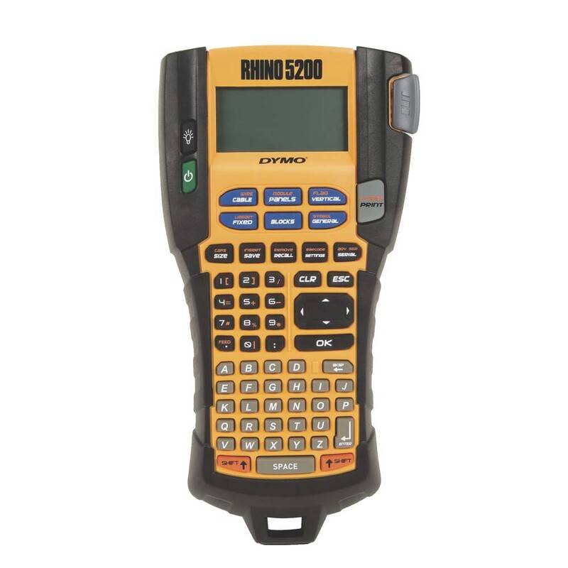 Labelprinter DYMO Rhino 5200 proff. gul