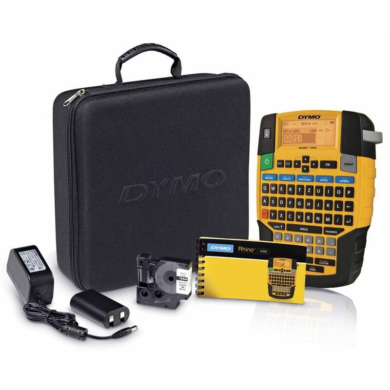 Labelprinter DYMO Rhino 4200 Proff. kit m/tilbeh&oslash;r