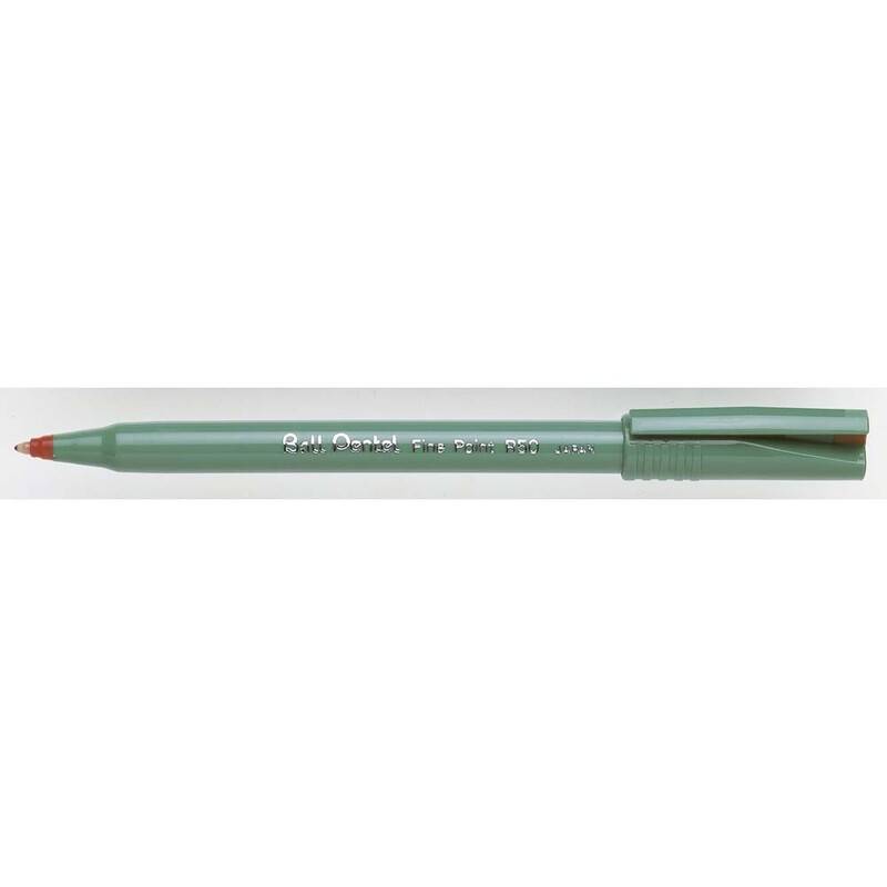 Rollerpen Ball Pentel R-50 sort 0,5mm