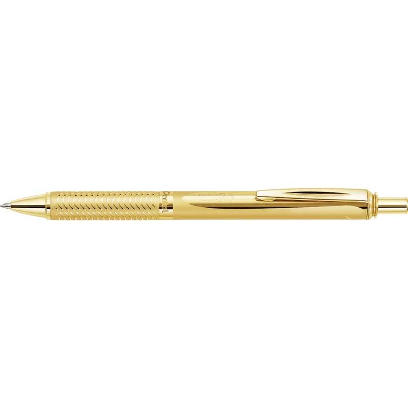 Rollerpen Pentel EnerGel BL407X-A guld m/trykmekanisme