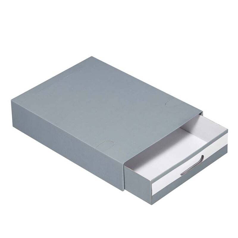 Arkivboks Esselte Multibox Standard gr&aring; 260x70x350mm