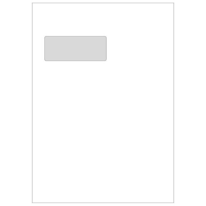 Kuverter m/rude hvid 229x324mm C4p 90g Mailman Peal&Seal 10194 500stk/
