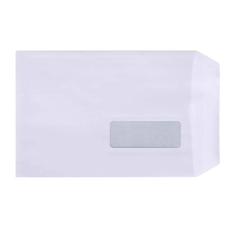 Kuverter m/rude hvid 162x229mm C5p 90g Mailman 13543 DS 500stk/pak