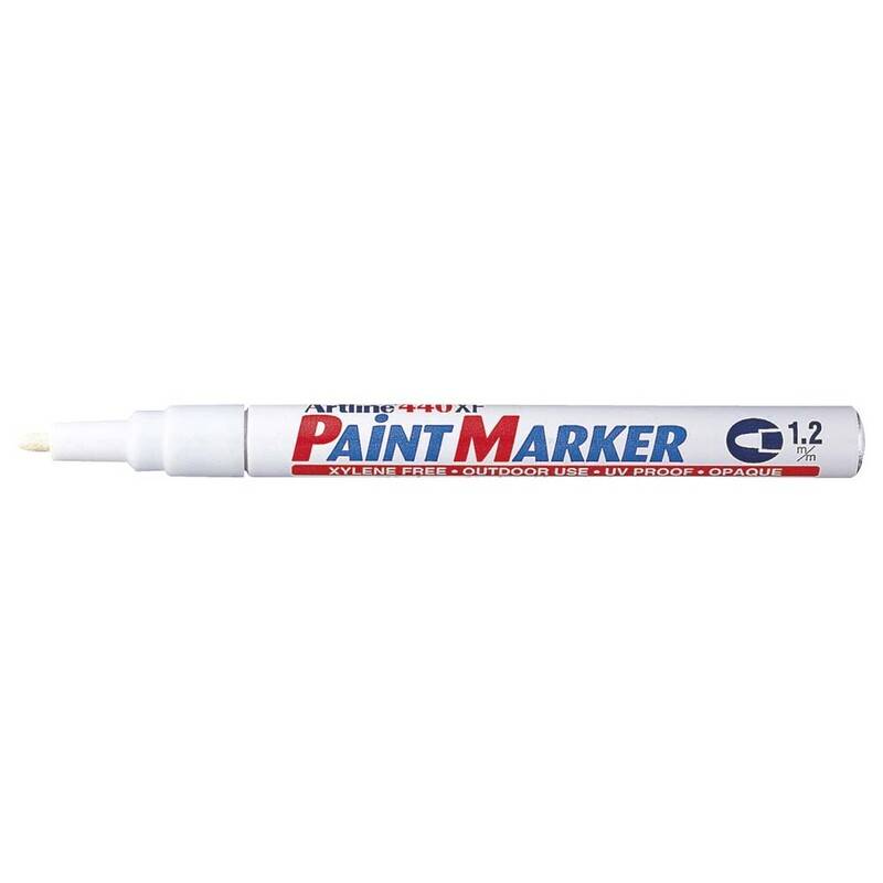 Paint marker Artline EK440 hvid fine 1,2mm rund spids