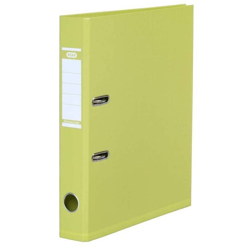 Brevordner ELBA PP A4 lime smal 1415-24