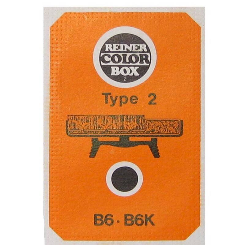 Stempelpude i box Reiner r&oslash;d b6k type 2