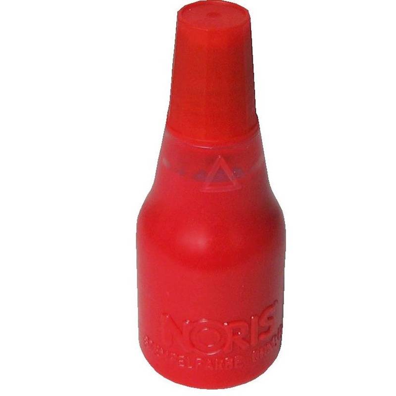 Stempelfarve Noris r&oslash;d 25ml t/gummi Trodat