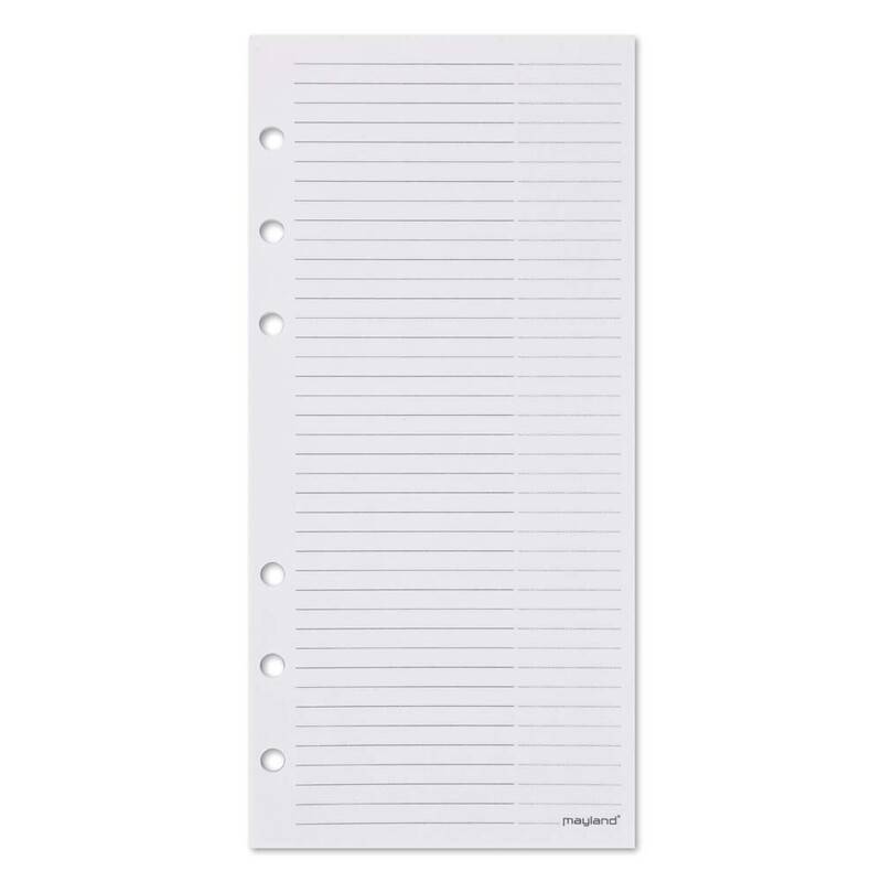 Notesblok t/personlig planner 9,5x17cm 48ark/blok 3783 00