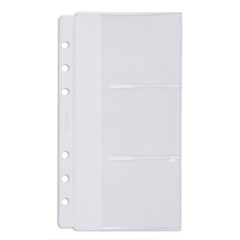 Plastlommer t/kreditkort t/ pers. planner 3771 10lommer/stk