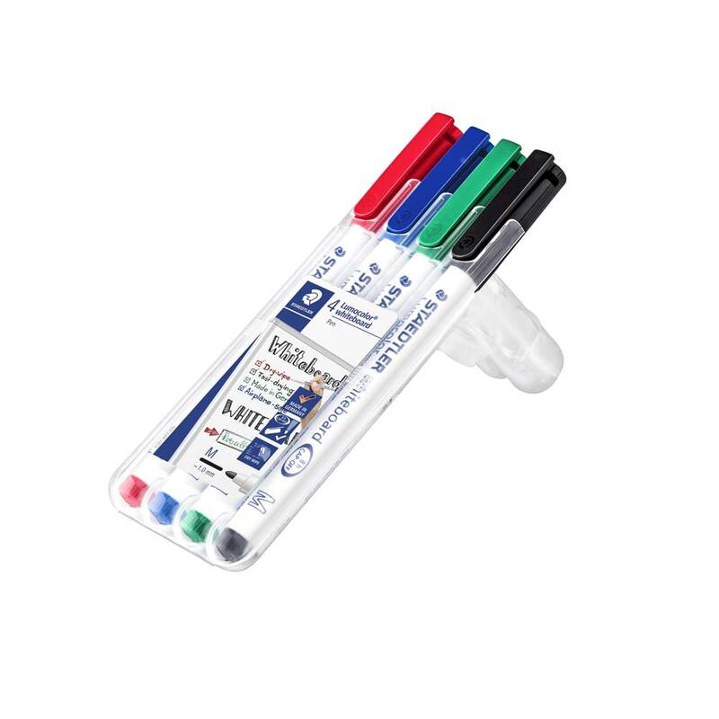 Whiteboardmarker Staedtler 301 WP4 ass. Lumocolor 1,0mm 4stk