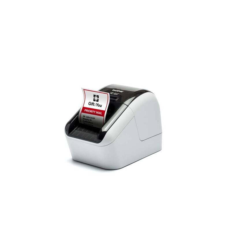 Labelprinter Brother QL-800 m/automatisk kniv