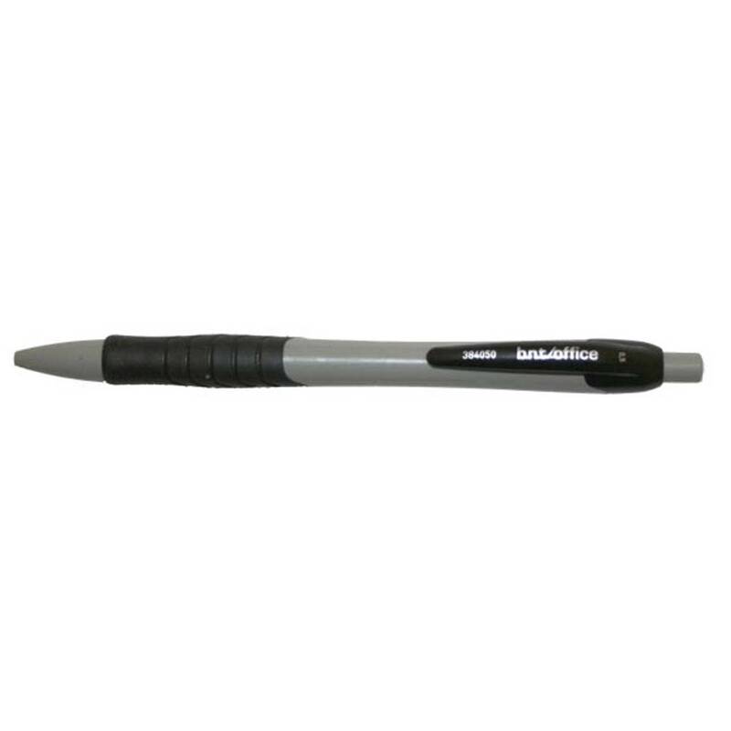 Pencil bnt lysgr&aring;/sort 0,5mm m/gummi greb og viskel&aelig;der