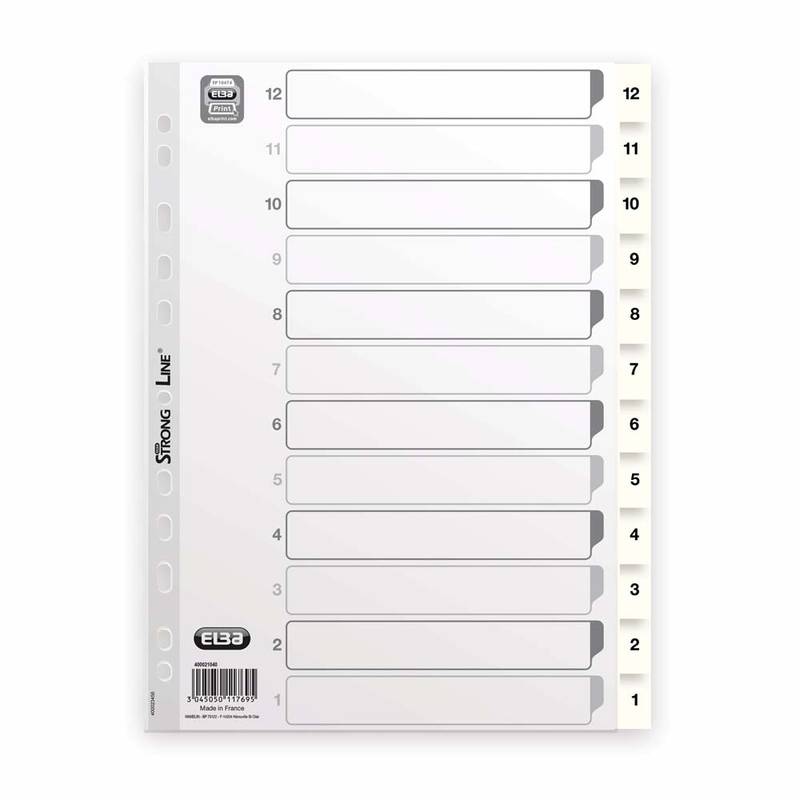 Register Elba Strong-Line A4 12-1 hvid