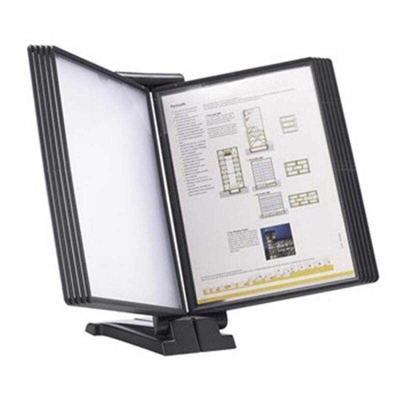 Registersystem A4 QuickFind gr.modul antracit t/10 lommer