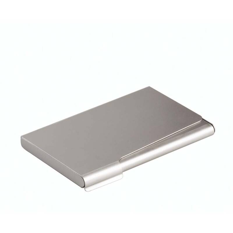 Visitkortetui t/20 kort mat s&oslash;lv Durable metal