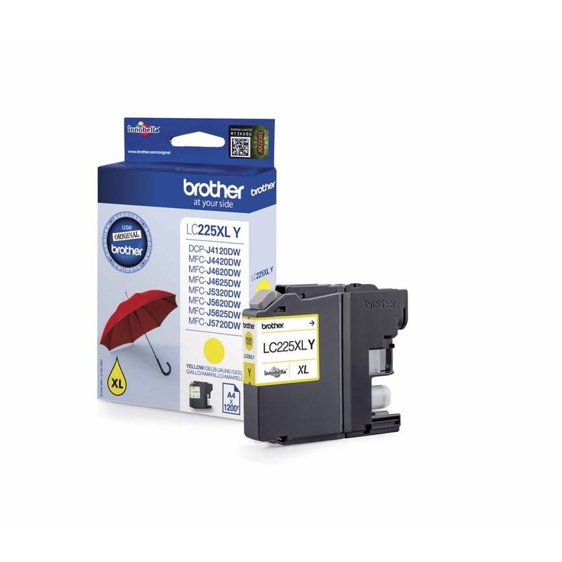 BROTHER LC225XLY ink yellow 1200pages