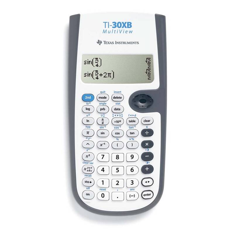 Lommeregner Texas TI-30XB matematik MultiView