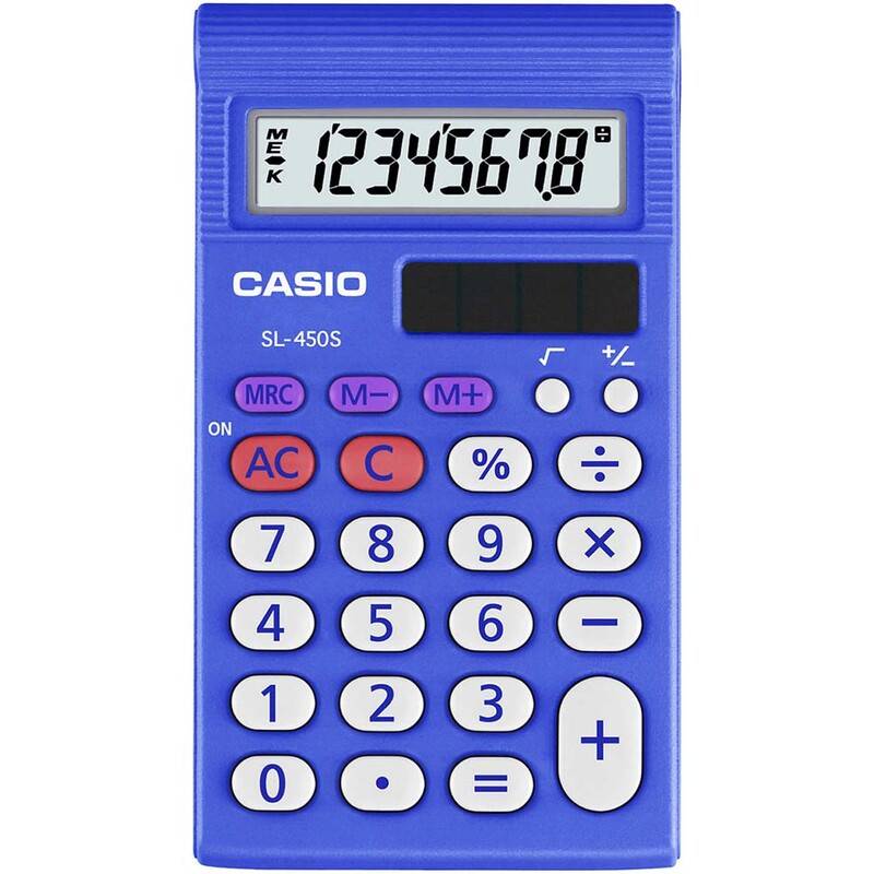 Lommeregner Casio SL-450S hardbox 8 cifre