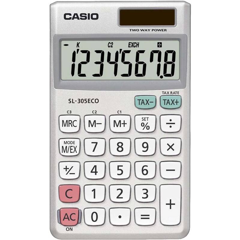 Regnemaskine Casio SL-305ECO bordregner