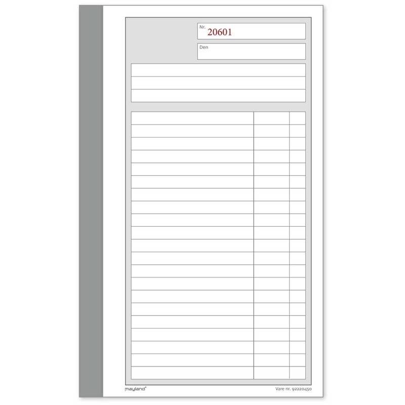 Triplikatbog 3x50bl 108x200mm 92 2204 50
