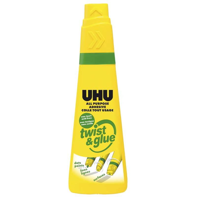 Lim universal UHU klar 100g/stk Bic UHU Universal glue pakke p&aring; 0