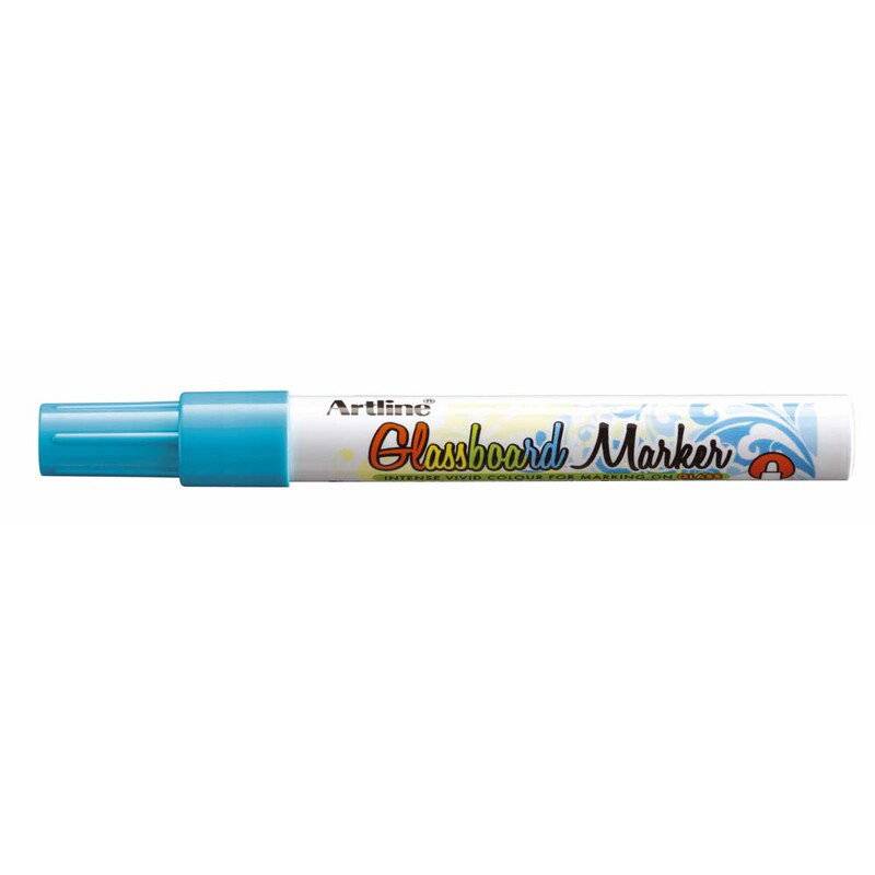 Marker Artline Glassboard EPG4 lysbl&aring; 2,0mm