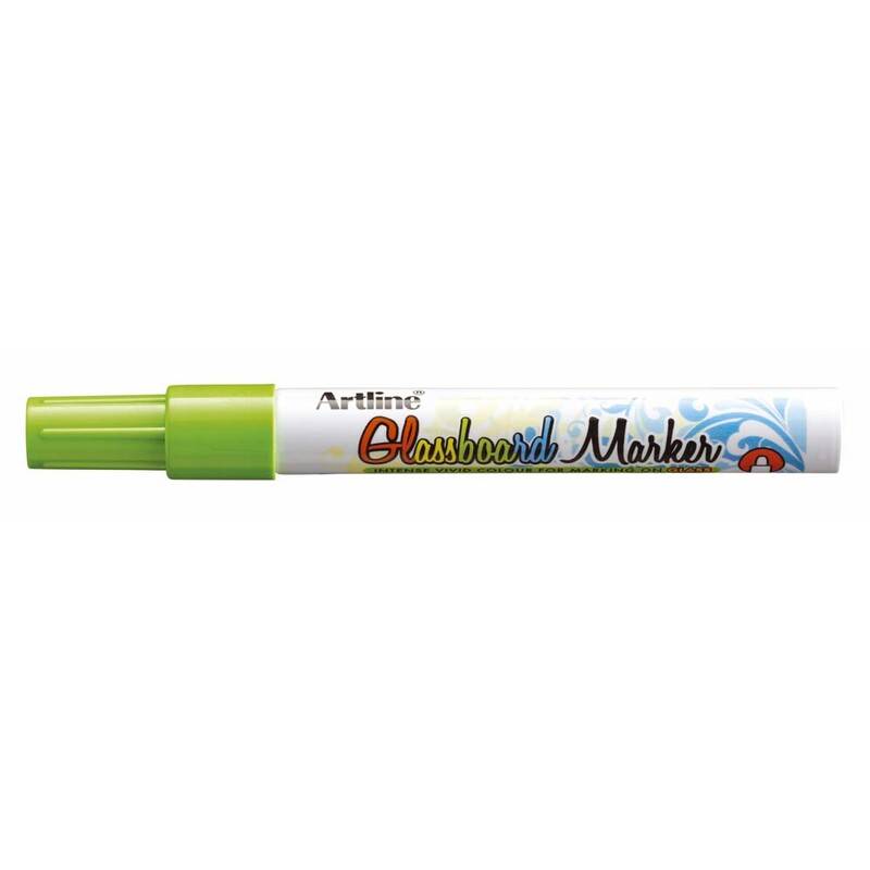 Marker Artline Glassboard EPG4 fluorescerende gr&oslash;n 2,0mm