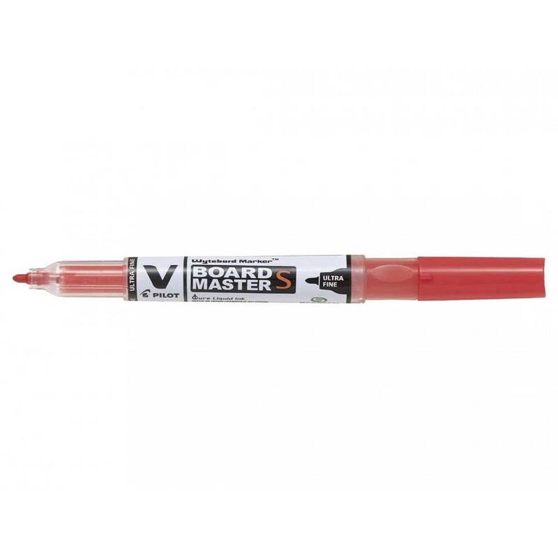 Whiteboardmarker Pilot r&oslash;d BG SMALL ultra fine
