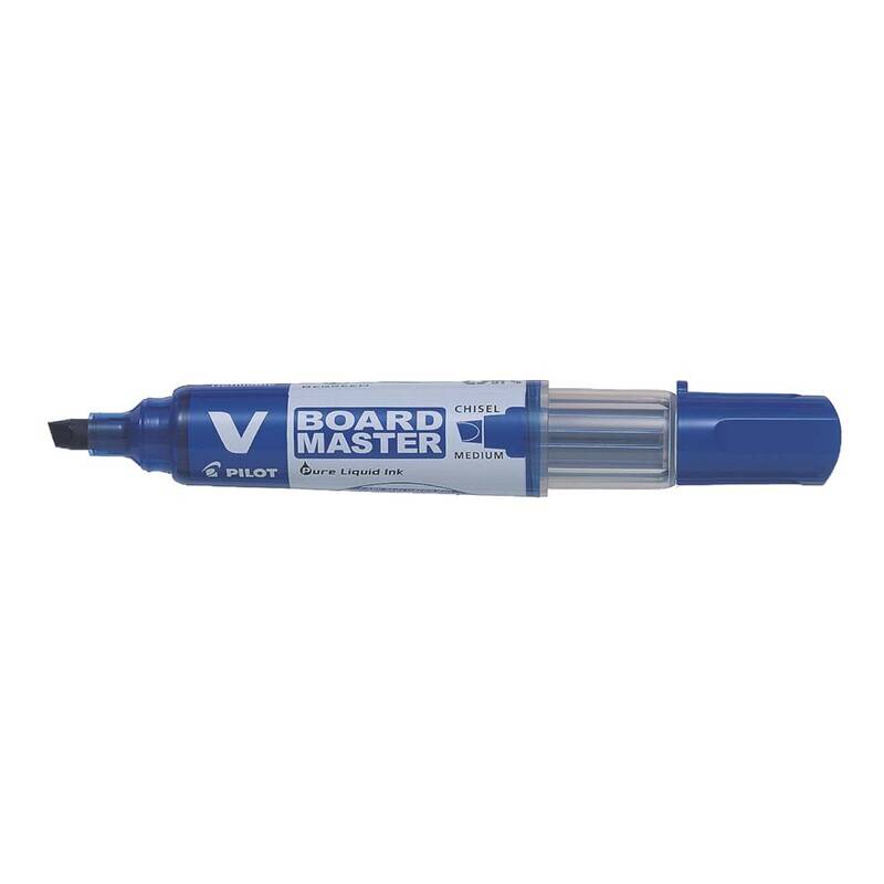 Whiteboardmarker Pilot V-Board Master bl&aring; skr&aring; spids 1,8x5,2mm