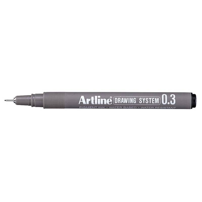Drawingpen Artline EK233 0,3mm sort 1-0